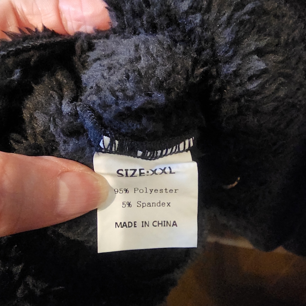 Fuzzy XXL Robe - Picture 2 of 2